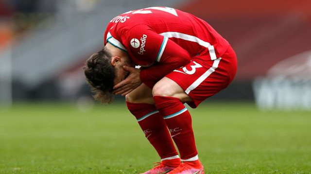 ג’רדאן שאקירי מאוכזב (צילום: Phil Noble - Pool/Getty Images)