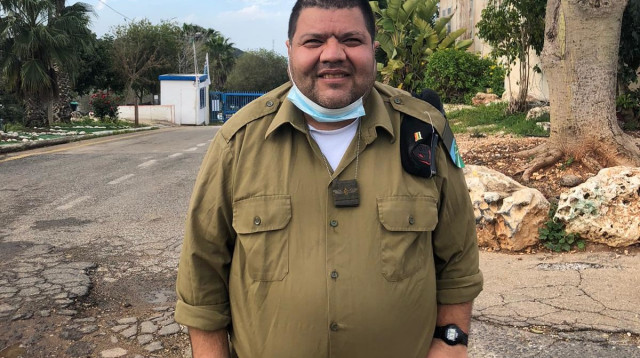 רוני סאבק, המתנדב מחטיבת 300 (צילום: באדיבות דו"צ)