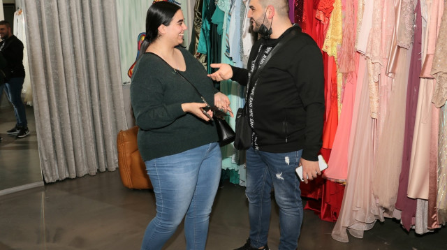 שלומי יפרח וארוסתו טליה (צילום: אור גפן)