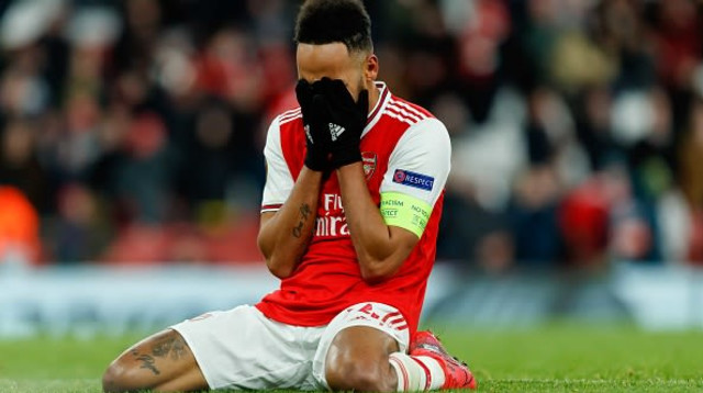 פייר אמריק אובמיאנג מאוכזב (צילום: Roland Krivec/DeFodi Images via Getty Images)