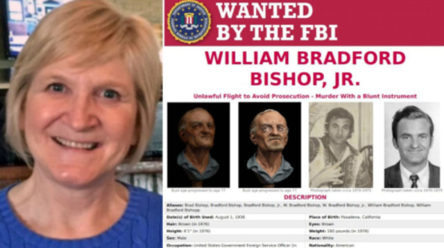 קתי ואביה המבוקש של ה-FBI (צילום: עמוד הפייסבוק של ה-FBI)