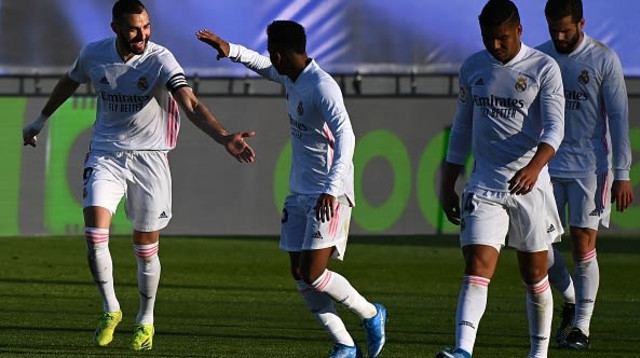 קארים בנזמה, שחקני ריאל מדריד (צילום: GABRIEL BOUYS/AFP via Getty Images)