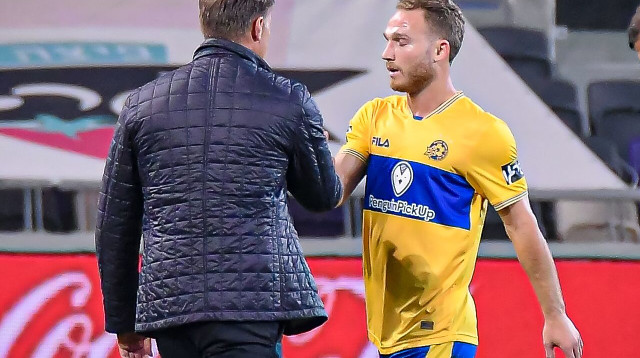 דן גלזר, פטריק ואן לוון (צילום: אריאל שלום)