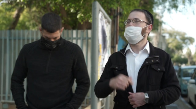 ישראל פריי וחיים אתגר (צילום: צילום מסך קשת)