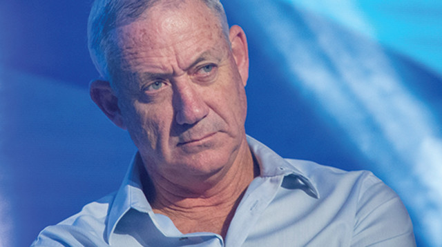 בני גנץ (צילום: מרים אלסטר, פלאש 90)