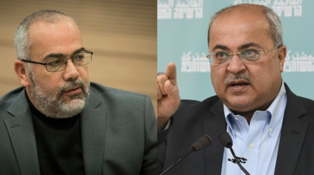 אחמד טיבי, אוסמה סעדי (צילום: אבשלום ששוני,יונתן זינדל, פלאש 90)