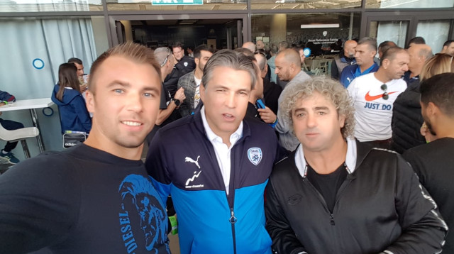 שמואל קוזוקין, גיא עזורי, ראובן עטר (צילום: אלבום פרטי)