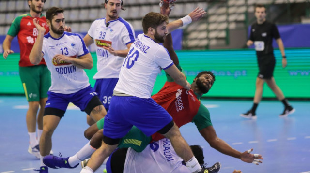 נבחרת ישראל בכדוריד (צילום: באדיבות איגוד הכדוריד בפורטוגל)