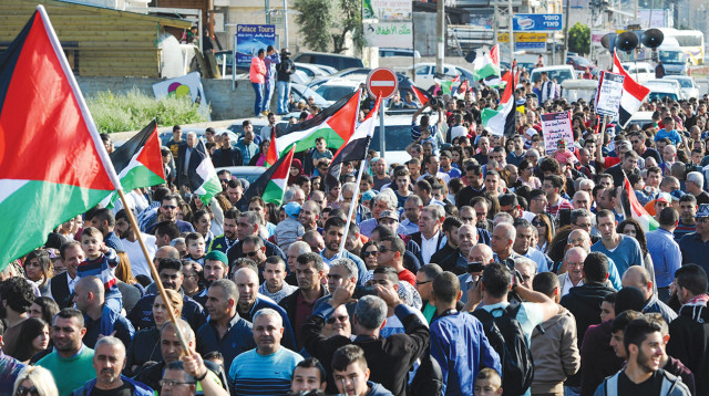 יום האדמה בעראבה, ארכיון (צילום: באסל עווידאת, פלאש 90)