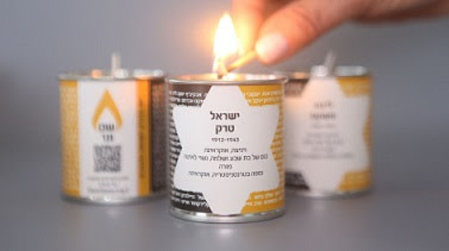 נר זיכרון לניצולי השואה של עמותת שם ונר (צילום: עמותת שם ונר)