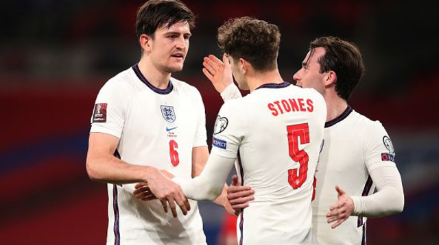 ג'ון סטונס, הארי מגווייר (צילום: Alex Pantling - The FA / Contributor)