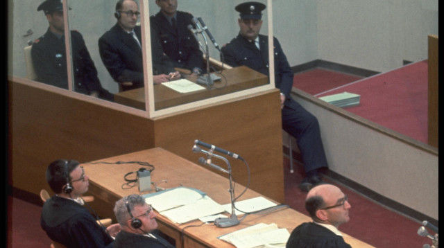 אייכמן בירושלים (צילום: באדיבות ארכיון התמונות הלאומי)