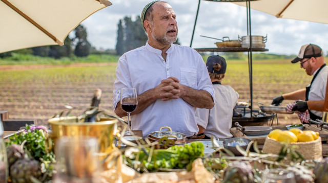 ברונו דרמון, יינן 'לה פורה בלאנש'  (צילום: גיל אבירם)