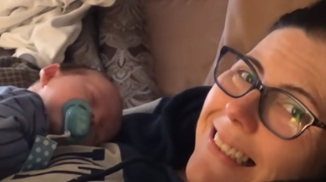 מליסה ובנה הטרי (צילום: צילום מסך יוטיוב,Eliram Elgrably, צילום מסך יוטיוב)