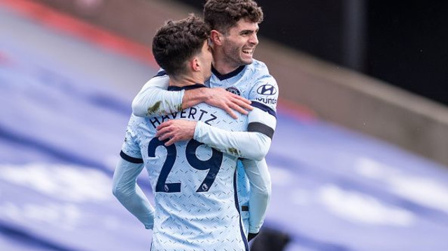 קאי האברץ, כריסטיאן פוליסיק (צילום: Sebastian Frej/MB Media/Getty Images)