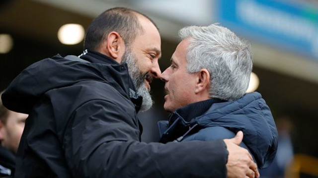 מוריניו וסנטו. זה שבא וזה שהולך? (צילום: James Baylis - AMA/Getty Images)