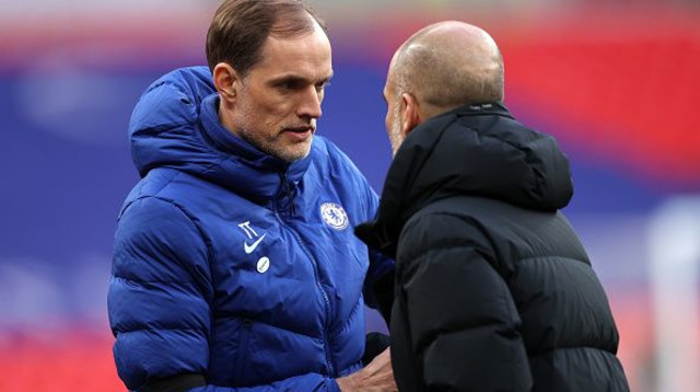 תומאס טוכל, פפ גווארדיולה (צילום: Eddie Keogh - The FA / Contributor)