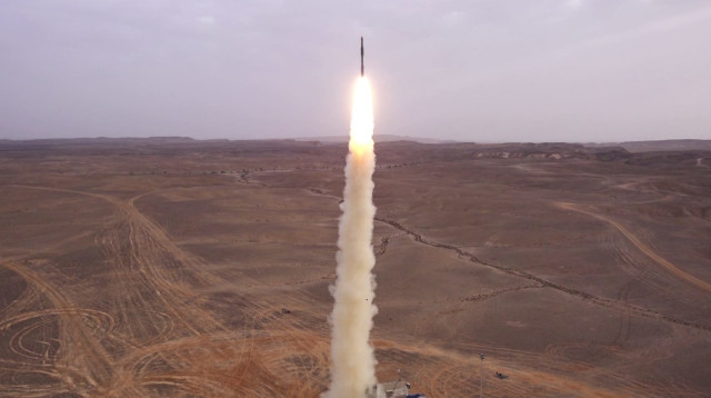 הניסוי של התעשייה האווירית (צילום: דוברות התעשייה האווירית)