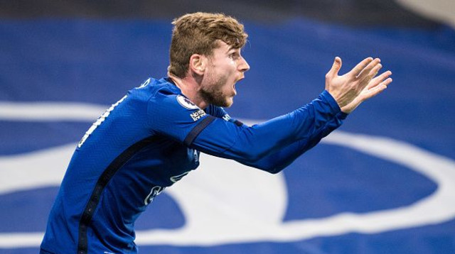 טימו ורנר מתוסכל (צילום: Sebastian Frej/MB Media/Getty Images)