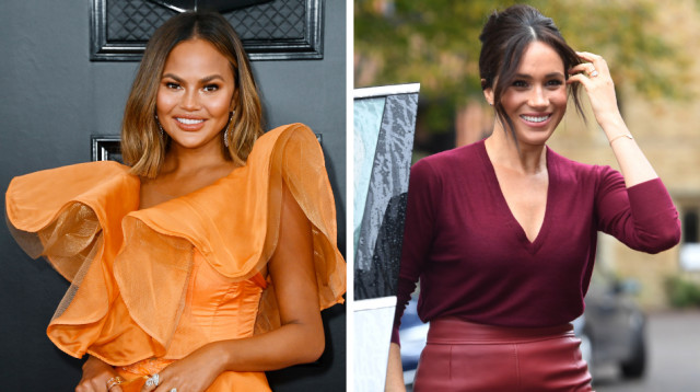 מייגן מרקל, כריסי טיגן (צילום: Getty images,Frazer Harrison, WPA Pool )