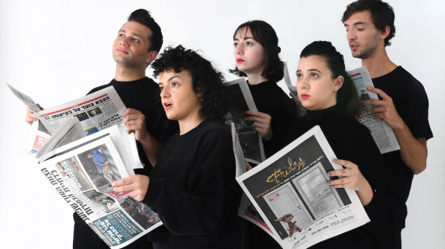 יוזמי אירוע אמנות רב-תחומי בשדרות רוטשילד (צילום: שני אביבי)