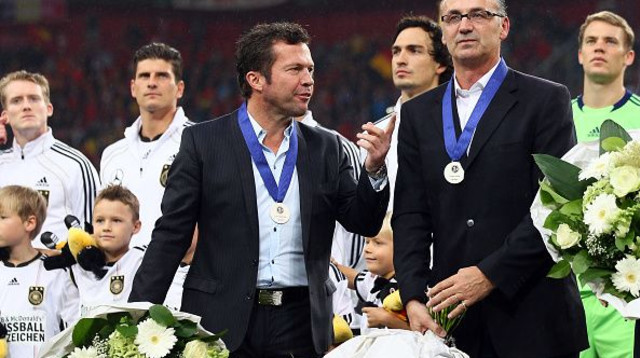 יורגן קולר, לותר מתאוס (צילום: Christof Koepsel / Staff)