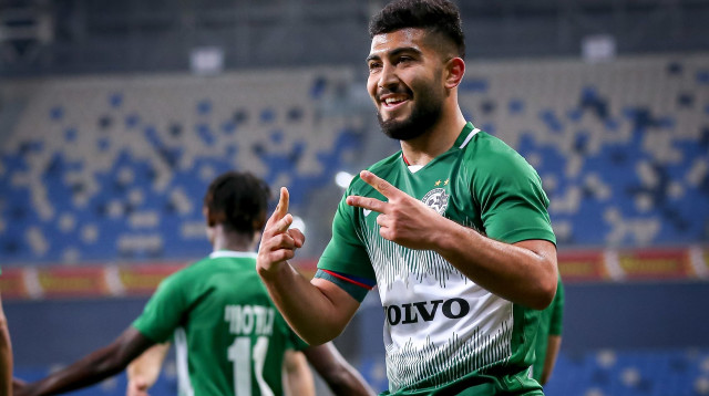 מוחמד אבו פאני חוגג (צילום: מאור אלקסלסי)