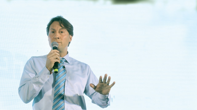 גיל טופז, ועידת עסקים מעריב (צילום: מרק ישראל סלם)