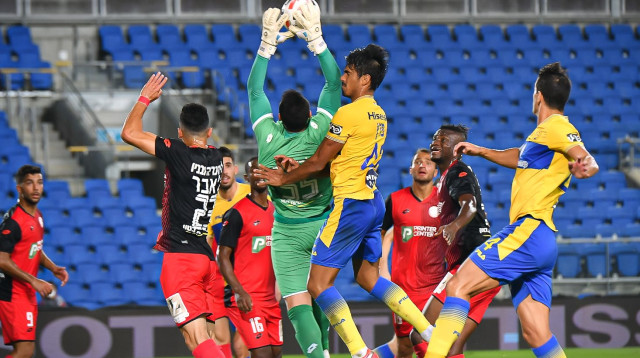 רובי לבקוביץ', דור פרץ, עבדאללה ג'אבר (צילום: אריאל שלום)