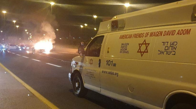 תאונות דרכים (צילום: תיעוד מבצעי מד"א)