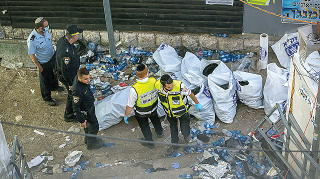 האסון במירון (צילום: דוד כהן, פלאש 90)