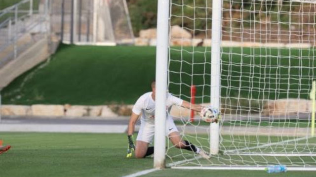 השער של בני ריינה נגד כאוכב (צילום: צילום מסך, איגוד השופטים)