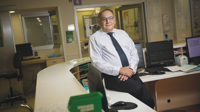 פרופסור זאב רוטשטיין בבי"ח הדסה (צילום: הדס פארוש, פלאש 90)