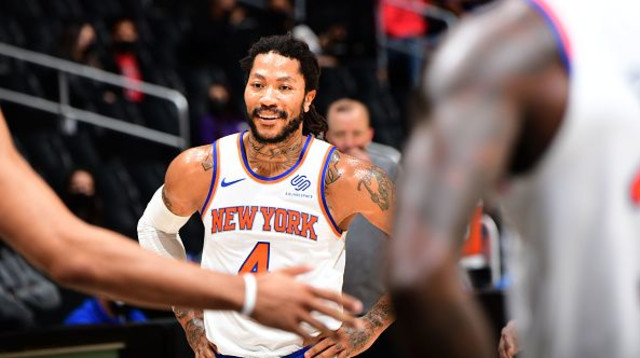 דריק רוז (צילום: Adam Pantozzi/NBAE via Getty Images)