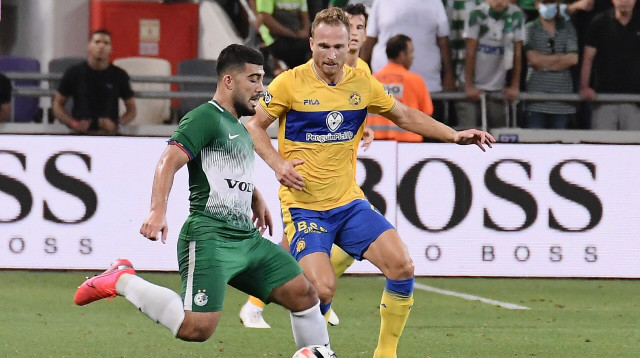 דן גלזר, מוחמד אבו פאני (צילום: אריאל שלום)