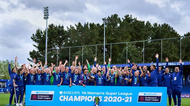 צ'לסי חוגגת אליפות שנייה ברציפות (צילום: John Walton - PA Images / Contributor)