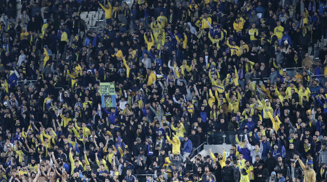 אוהדי מכבי תל אביב (צילום: דני מרון)