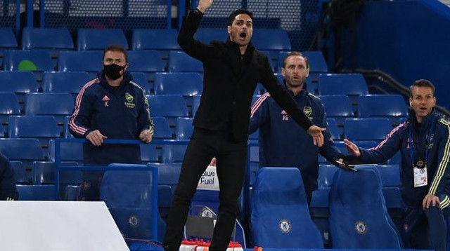 מיקל ארטטה (צילום: SHAUN BOTTERILL/POOL/AFP via Getty Images)