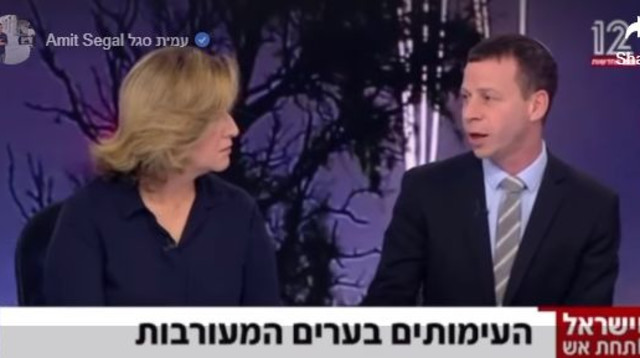 עמית סגל, אילנה דיין (צילום: מסך)