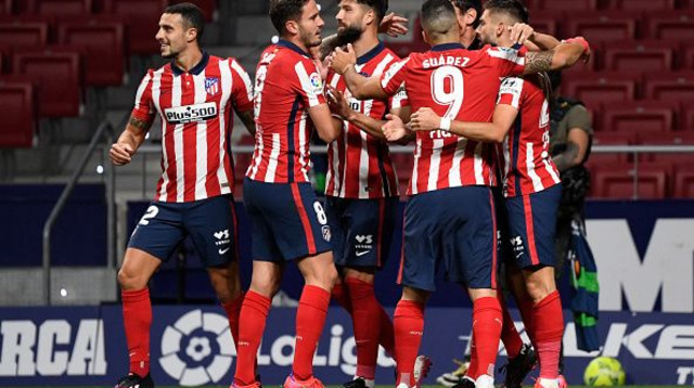 שחקני אתלטיקו מדריד (צילום: PIERRE-PHILIPPE MARCOU/AFP via Getty Images)