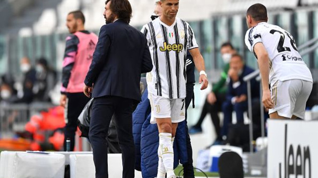 כריסטיאנו רונאלדו, אנדראה פירלו (צילום: Valerio Pennicino/Getty Images)