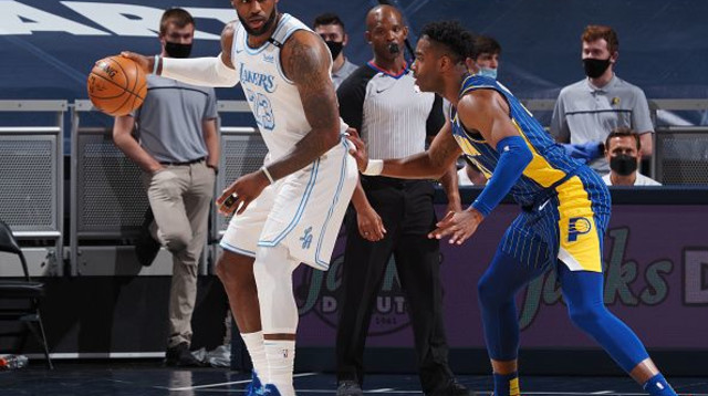 לברון ג'יימס (צילום: Ron Hoskins/NBAE via Getty Images))