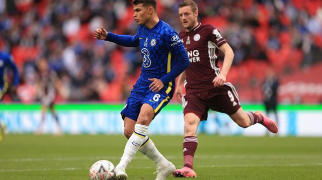 תיאגו סילבה, ג'יימי וארדי (צילום: Marc Atkins/Getty Images)