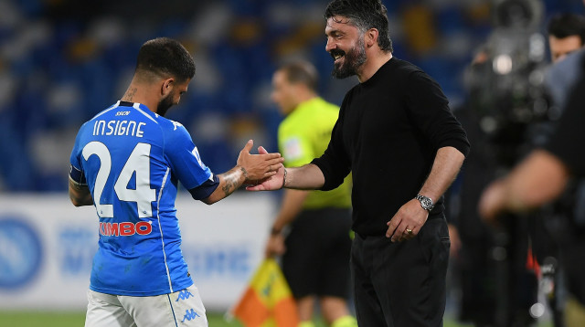 ג'נארו גאטוסו, לורנצו אינסינייה (צילום: Francesco Pecoraro/Getty Images)