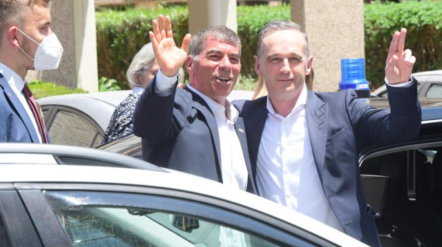 שר החוץ הגרמני וגבי אשכנזי (צילום: %אבשלום ששוני%)