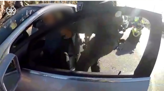 מעצר תושב מזרח ירושלים  (צילום: דוברות המשטרה)