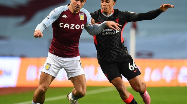 טרנט אלכסנדר-ארנולד, ג'ק גריליש (צילום: Andrew Powell/Liverpool FC via Getty Images)