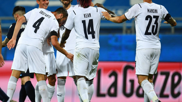 שחקני נבחרת איטליה (צילום: Claudio Villa/Getty Images)