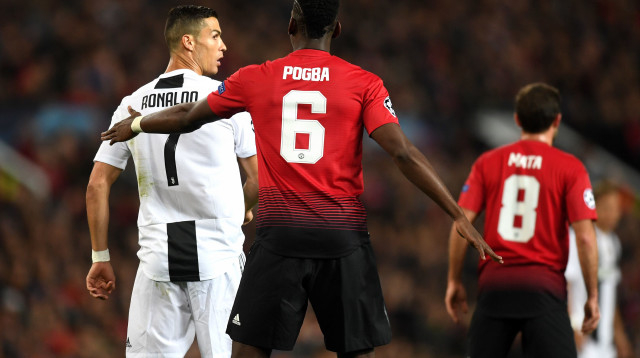 פול פוגבה, כריסטיאנו רונאלדו (צילום: Michael Regan/Getty Images)