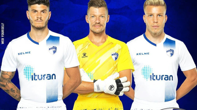 יואב הופמייסטר, דז'יוגאס ברטקוס, זיו מורגן (צילום: הפועל קריית שמונה, רשמי)